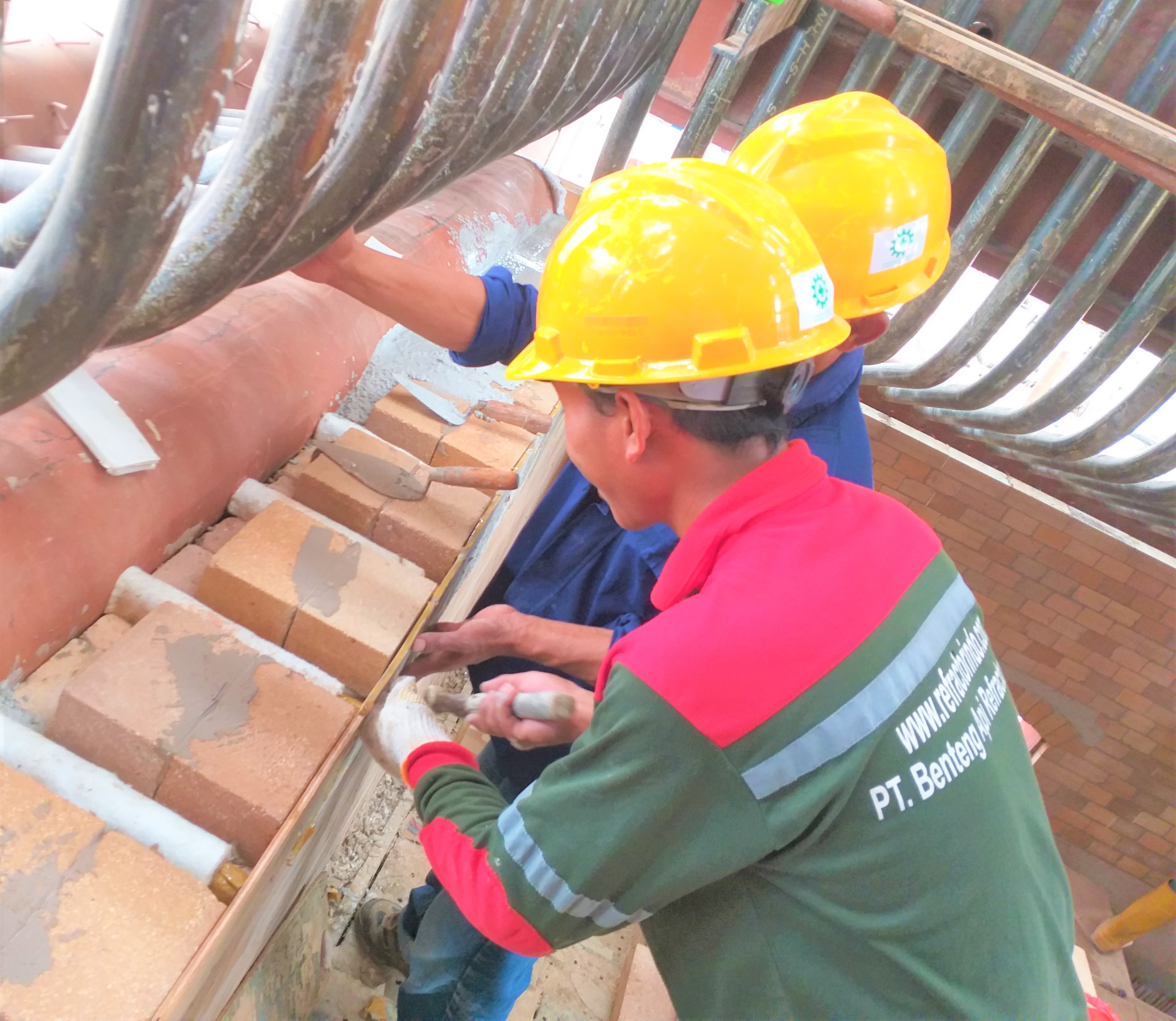 Pasang Fire Brick Boiler